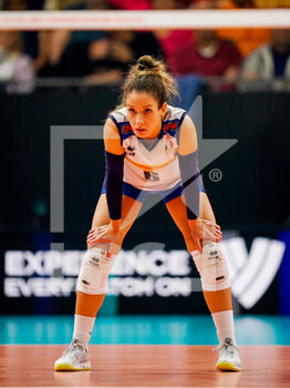2022-10-13 - Monica De Gennaro of Italy during the FIVB Volleyball Women's World Championship 2022, Semi Final Volleyball match between Italy and Brazil on October 13, 2022 at the Omnisport Apeldoorn in Apeldoorn, Netherlands - VOLLEYBALL - WOMEN'S WORLD CHAMP 2022 - 1/2 - ITALY V BRAZIL - INTERNATIONALS - VOLLEYBALL