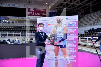 2022-01-29 - MVP if the match Ekaterina Antropova (Savino Del Bene Scandicci ) - DELTA DESPAR TRENTINO VS SAVINO DEL BENE SCANDICCI - SERIE A1 WOMEN - VOLLEYBALL