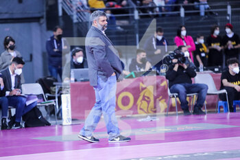 2022-01-30 - coach Stefano Saia (Roma Volley Club) - ACQUA&SAPONE ROMA VOLLEY CLUB VS BARTOCCINI FORTINFISSI PERUGIA - SERIE A1 WOMEN - VOLLEYBALL