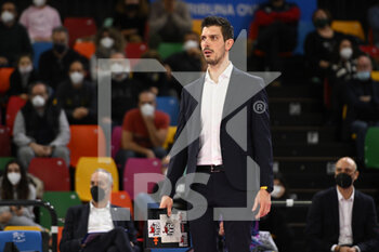 2022-02-20 - Marco Musso head coach Unet E-Work Busto Arsizio - IL BISONTE FIRENZE VS UNET E-WORK BUSTO ARSIZIO - SERIE A1 WOMEN - VOLLEYBALL