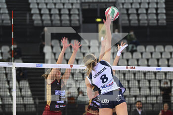 2022-02-13 - Kaja Grobelna of Reale Mutua Genera Chieri during the Women's Volleyball Championship Series A1 match between Acqua & Sapone Volley Roma and  of Reale Mutua Genera Chieri Volley at PalaEur, 13th February, 2022 in Rome, Italy.  - ACQUA & SAPONE ROMA VOLLEY CLUB VS CHIERI TORINO - SERIE A1 WOMEN - VOLLEYBALL