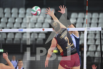 2022-02-13 - Trnkovà Veronika of Acqua & Sapone Roma Volley during the Women's Volleyball Championship Series A1 match between Acqua & Sapone Volley Roma and  of Reale Mutua Genera Chieri Volley at PalaEur, 13th February, 2022 in Rome, Italy.  - ACQUA & SAPONE ROMA VOLLEY CLUB VS CHIERI TORINO - SERIE A1 WOMEN - VOLLEYBALL