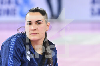 2022-03-27 - Ilenia Moro of Delta Despar Trentino during the Women's Volleyball Championship Series A1 match between Acqua & Sapone Volley Roma and Delta Despar Trentino at PalaEur, 27th March, 2022 in Rome, Italy.  - ACQUA&SAPONE ROMA VOLLEY CLUB VS DELTA DESPAR TRENTINO - SERIE A1 WOMEN - VOLLEYBALL