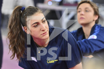 2022-03-27 - Eleonora Furlan of Delta Despar Trentino during the Women's Volleyball Championship Series A1 match between Acqua & Sapone Volley Roma and Delta Despar Trentino at PalaEur, 27th March, 2022 in Rome, Italy.  - ACQUA&SAPONE ROMA VOLLEY CLUB VS DELTA DESPAR TRENTINO - SERIE A1 WOMEN - VOLLEYBALL