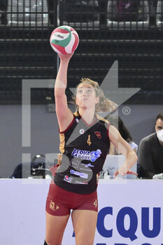2022-03-27 - Bugg Madison of Acqua & Sapone Roma Volley during the Women's Volleyball Championship Series A1 match between Acqua & Sapone Volley Roma and Delta Despar Trentino at PalaEur, 27th March, 2022 in Rome, Italy.  - ACQUA&SAPONE ROMA VOLLEY CLUB VS DELTA DESPAR TRENTINO - SERIE A1 WOMEN - VOLLEYBALL