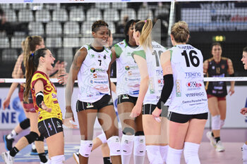 2022-03-30 - Kenia Carcaces of Megabox Volley during the Women's Volleyball Championship Series A1 match between Acqua & Sapone Volley Roma and MeqaBox Volley at PalaEur, 30th March, 2022 in Rome, Italy.  - ACQUA & SAPONE ROMA VOLLEY CLUB VS MEGABOX ONDULATI DEL SAVIO VALLEFOGLIA - SERIE A1 WOMEN - VOLLEYBALL
