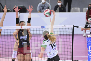 2022-03-30 - Ana Bjelica of Megabox Volley during the Women's Volleyball Championship Series A1 match between Acqua & Sapone Volley Roma and MeqaBox Volley at PalaEur, 30th March, 2022 in Rome, Italy.  - ACQUA & SAPONE ROMA VOLLEY CLUB VS MEGABOX ONDULATI DEL SAVIO VALLEFOGLIA - SERIE A1 WOMEN - VOLLEYBALL