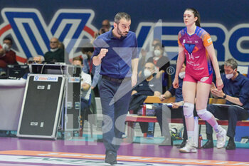 2022-04-24 - Head Coach Marco Gaspari (Vero Volley Monza) - PLAYOFF - VERO VOLLEY MONZA VS IGOR GORGONZOLA NOVARA - SERIE A1 WOMEN - VOLLEYBALL