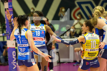 2022-05-10 - Happiness of EGONU PAOLA (Imoco Volley Conegliano) and teammates - PLAY OFF - VERO VOLLEY MONZA VS PROSECCO DOC IMOCO VOLLEY CONEGLIANO - SERIE A1 WOMEN - VOLLEYBALL