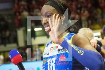2022-05-10 - Happiness of EGONU PAOLA after wins italian championship - PLAY OFF - VERO VOLLEY MONZA VS PROSECCO DOC IMOCO VOLLEY CONEGLIANO - SERIE A1 WOMEN - VOLLEYBALL