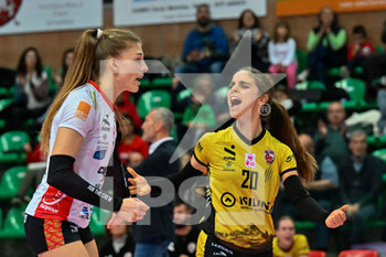 2022-11-20 - Kuznetsova Sofya (Bosca Cuneo)
 and Gay Alice (Bosca Cuneo)
 celebrates after scoring a point - CUNEO GRANDA VOLLEY VS BARTOCCINI-FORTINFISSI PERUGIA - SERIE A1 WOMEN - VOLLEYBALL