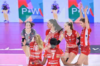 27/11/2022 - Bartoccini-Fortinfissi Perugia players celebrate - IL BISONTE FIRENZE VS BARTOCCINI-FORTINFISSI PERUGIA - SERIE A1 FEMMINILE - VOLLEY