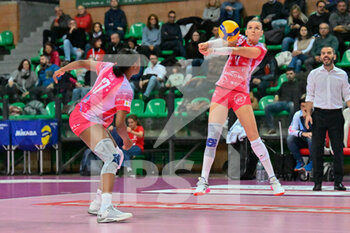 2022-12-04 - Myriam Sylla and Edina Begic (Vero Volley Milano) - CUNEO GRANDA VOLLEY VS VERO VOLLEY MILANO - SERIE A1 WOMEN - VOLLEYBALL