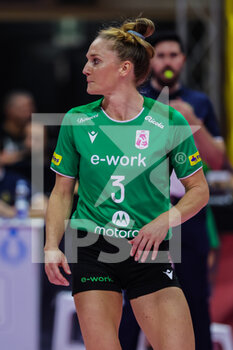 2022-10-20 - Carli Lloyd #3 of UYBA Unet E-Work Busto Arsizio during the Trofeo Mimmo Fusco 2022 at E-Work Arena on October 19, 2022 in Busto Arsizio, Italy - 2022 MIMMO FUSCO TROPHY - PORTRAITS ARCHIVE - SERIE A1 WOMEN - VOLLEYBALL