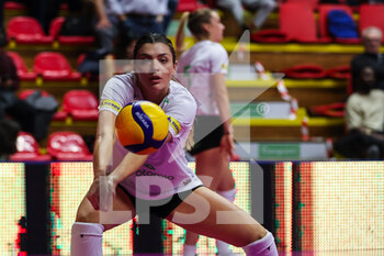 2022-10-20 - Rosamaria Montibeller #7 of UYBA Unet E-Work Busto Arsizio in action during the Trofeo Mimmo Fusco 2022 at E-Work Arena on October 20, 2022 in Busto Arsizio, Italy - 2022 MIMMO FUSCO TROPHY - PORTRAITS ARCHIVE - SERIE A1 WOMEN - VOLLEYBALL