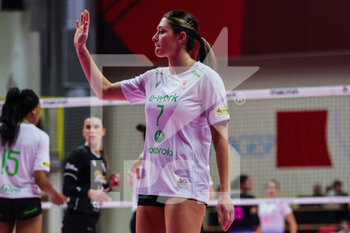 2022-10-20 - Rosamaria Montibeller #7 of UYBA Unet E-Work Busto Arsizio during the Trofeo Mimmo Fusco 2022 at E-Work Arena on October 20, 2022 in Busto Arsizio, Italy - 2022 MIMMO FUSCO TROPHY - PORTRAITS ARCHIVE - SERIE A1 WOMEN - VOLLEYBALL