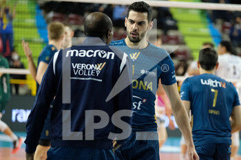 2022-02-05 - Jonas Bastien Baptiste Aguenier - Verona Volley - VERONA VOLLEY VS ALLIANZ MILANO - SUPERLEAGUE SERIE A - VOLLEYBALL