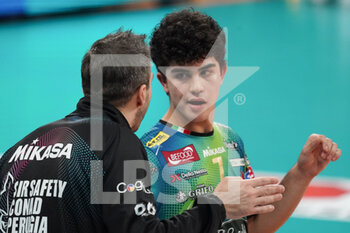 2022-02-05 - massimo colaci (n.13 sir safety conad perugia) broccatelli vittorio (n.7 sir safety conad perugia) - SIR SAFETY CONAD PERUGIA VS CONSAR RAVENNA - SUPERLEAGUE SERIE A - VOLLEYBALL