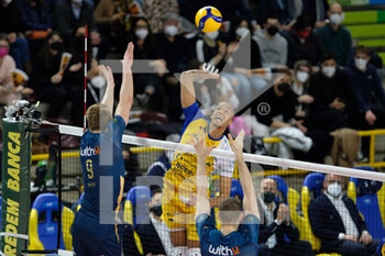 2022-02-20 - Spike of Nimir Abdel-Aziz - Leo Shoes PerkinElmer Modena - VERONA VOLLEY VS LEO SHOES PERKINELMER MODENA - SUPERLEAGUE SERIE A - VOLLEYBALL