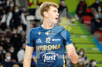2022-03-20 - Exultation of Mads Keyd Jensen - Verona Volley - VERONA VOLLEY VS VERO VOLLEY MONZA - SUPERLEAGUE SERIE A - VOLLEYBALL