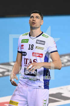 2022-02-02 - Marko Podrascanin #18 (Itas Trentino) - CUCINE LUBE CIVITANOVA VS ITAS TRENTINO - SUPERLEAGUE SERIE A - VOLLEYBALL