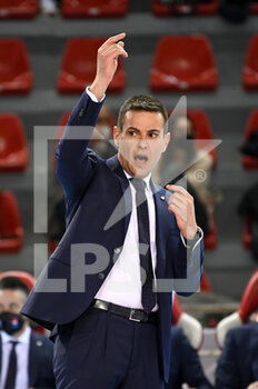 2022-03-23 - Gianlorenzo Blengini (Coach of Cucine Lube Civitanova) - CUCINE LUBE CIVITANOVA VS ALLIANZ MILANO - SUPERLEAGUE SERIE A - VOLLEYBALL