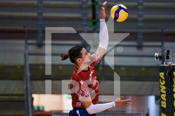 2022-02-09 - Rossard attack (Gas Sales Piacenza) - TOP VOLLEY CISTERNA VS GAS SALES PIACENZA - SUPERLEAGUE SERIE A - VOLLEYBALL