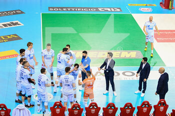 2022-03-02 - Top Volley Cisterna players take to the volleyball court - CUCINE LUBE CIVITANOVA VS TOP VOLLEY CISTERNA - SUPERLEAGUE SERIE A - VOLLEYBALL