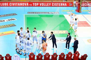 2022-03-02 - Top Volley Cisterna players take to the volleyball court - CUCINE LUBE CIVITANOVA VS TOP VOLLEY CISTERNA - SUPERLEAGUE SERIE A - VOLLEYBALL
