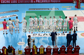 2022-10-09 - Pallavolo Padova players take to the volleyball court - CUCINE LUBE CIVITANOVA VS PALLAVOLO PADOVA - SUPERLEAGUE SERIE A - VOLLEYBALL