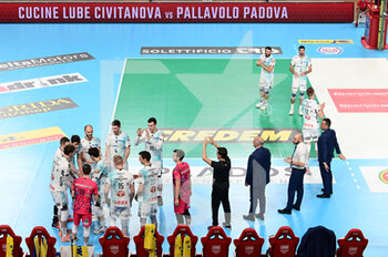 2022-10-09 - Pallavolo Padova players take to the volleyball court - CUCINE LUBE CIVITANOVA VS PALLAVOLO PADOVA - SUPERLEAGUE SERIE A - VOLLEYBALL