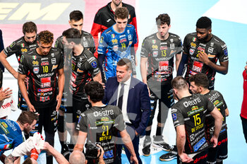 2022-10-09 - Time out of the Cucine Lube Civitanova team - CUCINE LUBE CIVITANOVA VS PALLAVOLO PADOVA - SUPERLEAGUE SERIE A - VOLLEYBALL