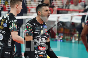 2022-10-15 - sole' sebastian (n.11 sir safety susa perugia) exultation - SIR SAFETY SUSA PERUGIA VS WITHU VERONA - SUPERLEAGUE SERIE A - VOLLEYBALL