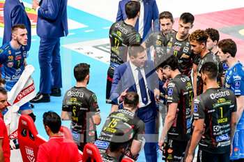 2022-10-16 - Time out of the Cucine Lube Civitanova team - CUCINE LUBE CIVITANOVA VS LEO SHOES MODENA - SUPERLEAGUE SERIE A - VOLLEYBALL