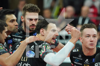 2022-11-06 - giannelli simone (n.6 sir safety susa perugia) rejoices - SIR SAFETY SUSA PERUGIA VS ALLIANZ MILANO - SUPERLEAGUE SERIE A - VOLLEYBALL