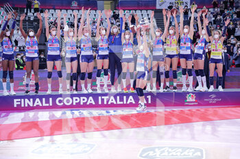 2022-01-06 - Imoco Volley Conegliano award ceremony - IMOCO VOLLEY CONEGLIANO VS IGOR GORGONZOLA NOVARA - WOMEN ITALIAN CUP - VOLLEYBALL