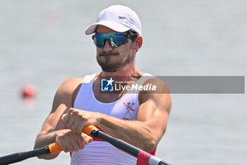 2023-06-16 - Men's Single Sculls: Quentin Antognelli (MON) - 2023 WORLD ROWING CUP II - ROWING - OTHER SPORTS