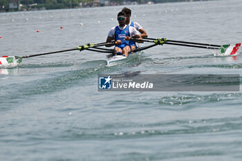 2023-06-16 - Lightweight Men's Double Sculls: Stefano Oppo - Gabriel Soares (ITA) - 2023 WORLD ROWING CUP II - ROWING - OTHER SPORTS