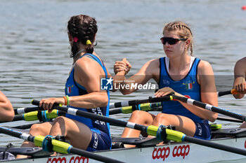 2023-06-16 - Women's Quadruple Sculls: Laura Meriano and Veronica Lisi (ITA) - 2023 WORLD ROWING CUP II - ROWING - OTHER SPORTS