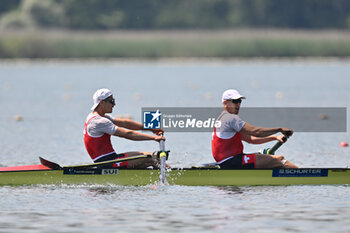 2023-06-16 - Men's Pair: Roman Roeoesli - Andrin Gulich (SUI) - 2023 WORLD ROWING CUP II - ROWING - OTHER SPORTS