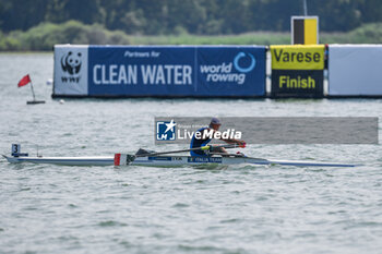 2023-06-16 - PR2 Men's Single Sculls Final: Gian Filippo Mirabile (ITA) silver medal - 2023 WORLD ROWING CUP II - ROWING - OTHER SPORTS