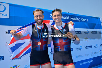 2023-06-18 - Men's Pair Final A: Oliver Wynne-Griffith - Thomas George (GBR) - 1 classified - 2023 WORLD ROWING CUP II - ROWING - OTHER SPORTS
