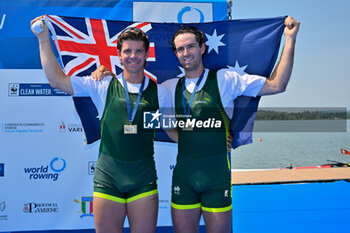 2023-06-18 - Men's Pair Final A: Angus Dawson - Joseph O'brien (AUS) - 3 classified - 2023 WORLD ROWING CUP II - ROWING - OTHER SPORTS