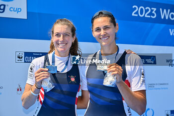 2023-06-18 - Women's Double Sculls Final A: Kristina Wagner - Sophia Vitas (USA) - 2 classified - 2023 WORLD ROWING CUP II - ROWING - OTHER SPORTS