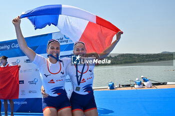 2023-06-18 - Women's Double Sculls Final A: Margaux Bailleul - Emma Lunatti (FRA) - 3 classified - 2023 WORLD ROWING CUP II - ROWING - OTHER SPORTS