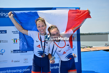 2023-06-18 - Lightweight Women's Double Sculls Final: Laura Tarantola - Claire Bove (FRA) - 3 classified - 2023 WORLD ROWING CUP II - ROWING - OTHER SPORTS