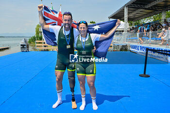 2023-06-18 - PR3 Mixed Double Sculls Final: Nikki Ayers - Jed Altschwage (AUS) - 1 classified - 2023 WORLD ROWING CUP II - ROWING - OTHER SPORTS