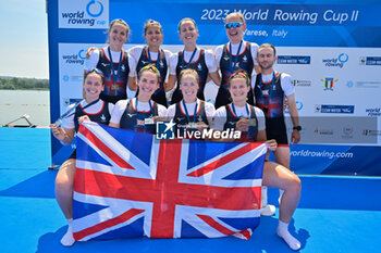2023-06-18 - Women's Eight Final: team GBR - 2 classified - 2023 WORLD ROWING CUP II - ROWING - OTHER SPORTS