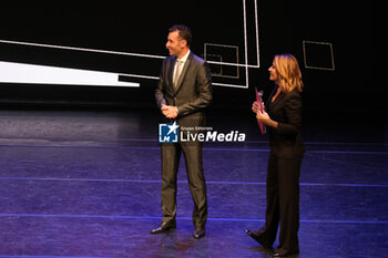 2023-10-13 - Vincenzo Nibali during the official presentation ceremony of Giro d’Italia 2024 on Teatro Sociale on October 13, 2023, Trento, Italy. - PRESENTATION OF GIRO D’ITALIA 2024 - EVENTS - OTHER SPORTS