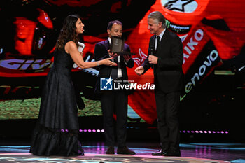 2023-12-06 - Ninth edition Gazzetta Sports Award Cruis Edition in the picture ilPower by Unipolsai Exploit of the year prize awarded to Franceso Bagnaia - GAZZETTA SPORTS AWARDS - CRUIS EDITION - EVENTS - OTHER SPORTS
